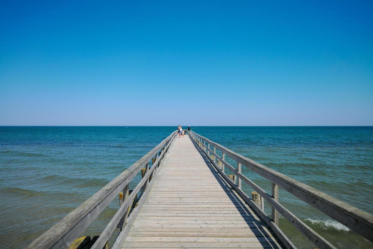 Ferienwohnungen Meerfarbig Zingst - Haustierfrei -Terrasse Mit Strandkorb Oder Balkon - E-Ladesaeule - Parkplatz - Wlan - Fahrradschuppen - Waschtrockner - Ruhig Und Zentral - Nichtraucher ภายนอก รูปภาพ
