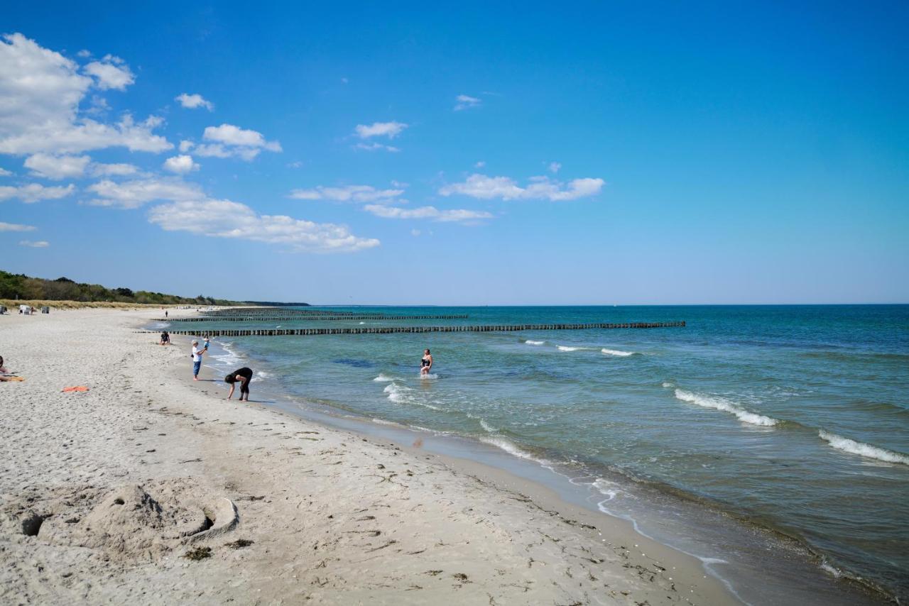 Ferienwohnungen Meerfarbig Zingst - Haustierfrei -Terrasse Mit Strandkorb Oder Balkon - E-Ladesaeule - Parkplatz - Wlan - Fahrradschuppen - Waschtrockner - Ruhig Und Zentral - Nichtraucher ภายนอก รูปภาพ
